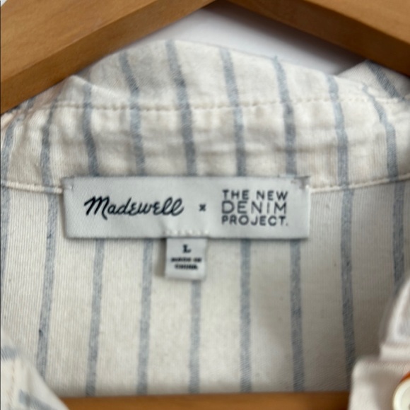 Madewell x The New Denim Project Button Down - Picture 2 of 4